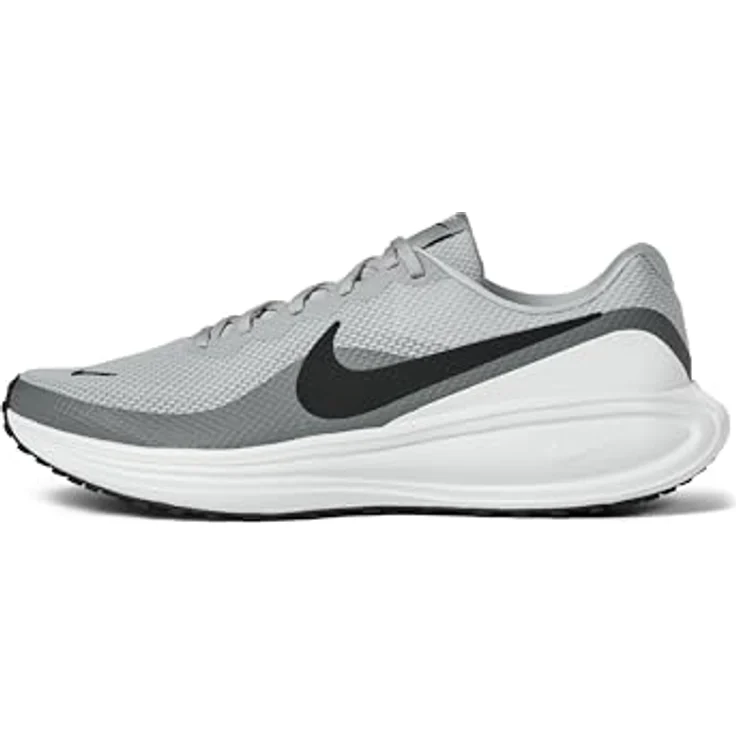 Nike Revolution 8 Herren Laufschuhe, atmungsaktives Mesh-Obermaterial, Schaumstoff-Mittelsohle, Gummi-Außensohle, ideal für Normalpronierer, schwarz – Bild 1