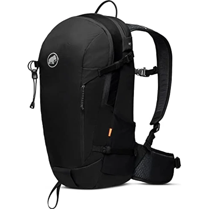 Mammut Lithium 20, ultraleichter Wanderrucksack mit 18L Volumen, schwarz, abnehmbarer Hüftgurt und Mobiltelefon-Tasche – Bild 1