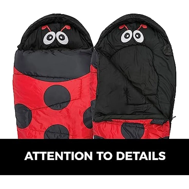 Highlander Schlafsack für Kinder Ladybug Print, 15ºC Komforttemperatur – Bild 4