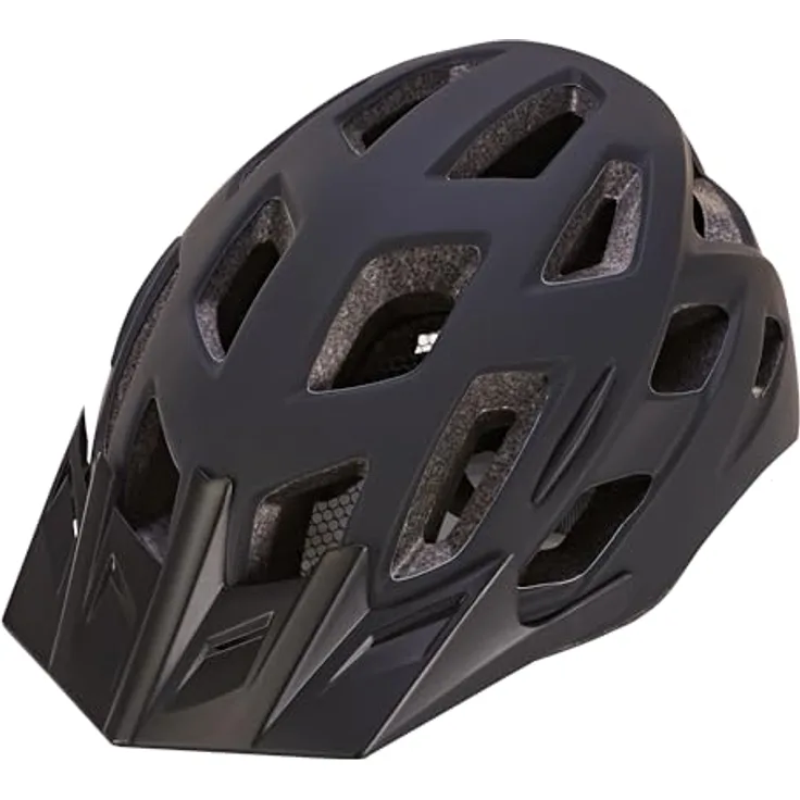 Prophete Fahrradhelm mit LED-Rückleuchte & Fidlock-Verschluss, sicher & komfortabel für Damen & Herren, Größe 58-61 cm, modernes Design in Schwarz