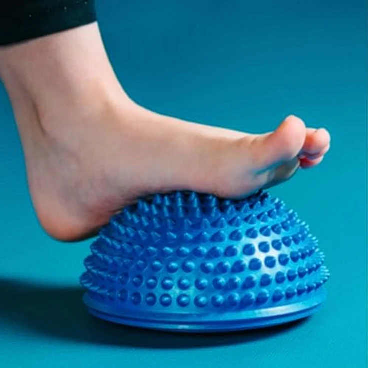 UMBRO Balance Pad - 2 Stück ⌀ 16 x 8 CM - bis 150 KG - Blau - Igelball - Balance Kissen – Bild 3