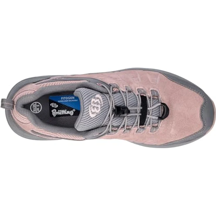Brütting Outdoorschuh Mount Harvard Low, Veloursleder mit Comfortex-Klimamembrane, rutschfester TPR-Laufsohle, Größe 39 – Bild 5