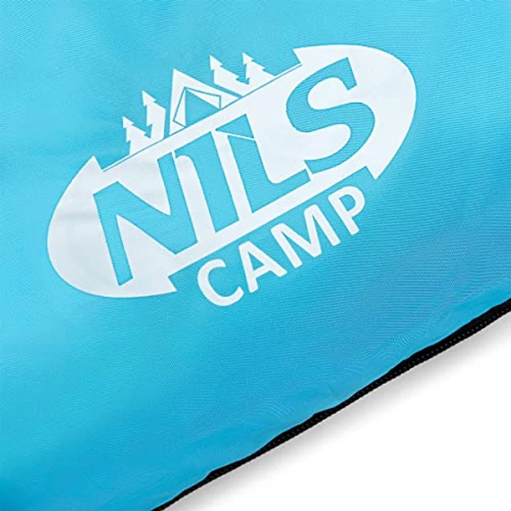 Nils Camp NC2002, Schlafsack 190 cm, kälte- und feuchtigkeitsbeständig mit Reißverschluss, Komforttemperatur 5-15°C – Bild 9