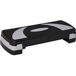 HOMCOM Steppbrett Aerobic-Stepper höhenverstellbar mit 3 Stufen (10/15/20 cm) Fitness Heimtrainer für Indoor Outdoor Belastbarkeit bis 150 kg 80 x 31 x 10-20 cm
