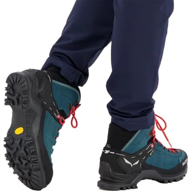 Salewa MTN Trainer Mid GTX, Damen Wanderschuhe für Klettersteig, Trekking und Bergwandern, Größe 37, Türkis – Bild 4