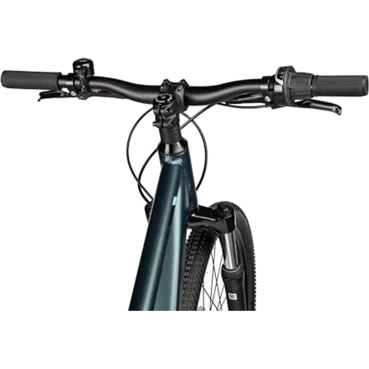 Axess Stipe 24 Pro, Mountainbike Hardtail mit 24 Zoll, dunkelgrün, SR Suntour Federgabel und hydraulischer Scheibenbremse – Bild 4