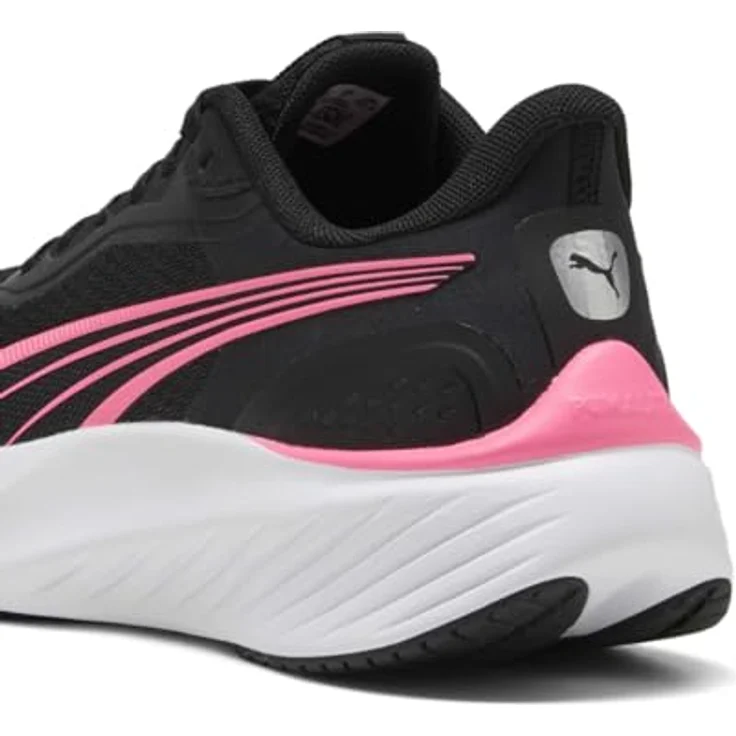 PUMA Pounce Lite Laufschuhe, Schwarz-Sun Struck, Größe EU 42, Mesh-Obermaterial – Bild 4