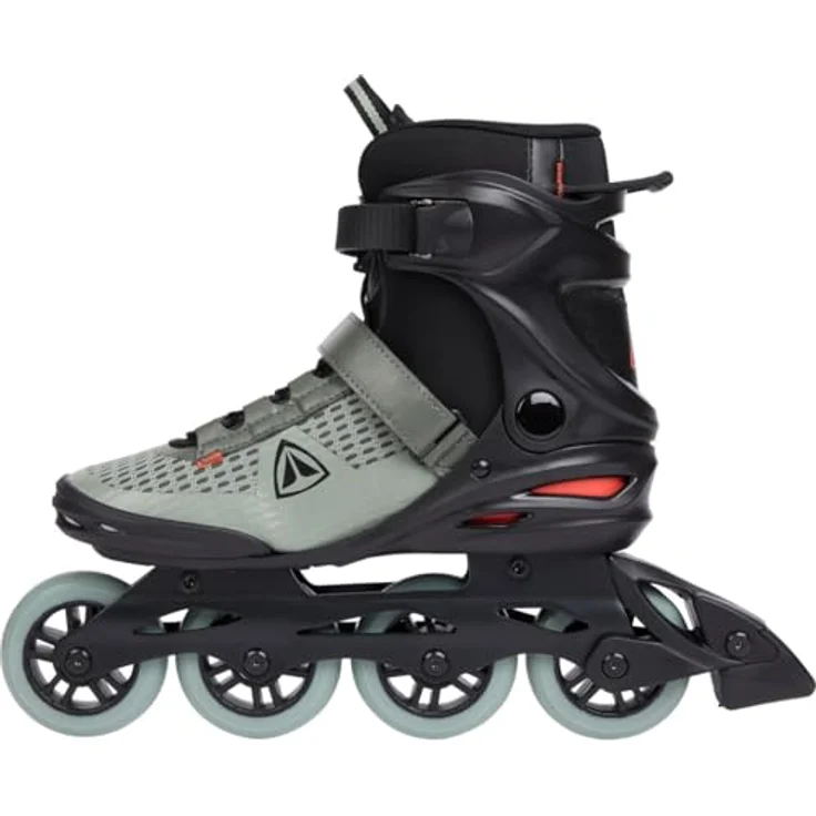 Firefly ILS A84 Inline-Skate, 84 mm Räder, ABEC-7 Lager, Grey/Yellow, Größe 41, verstellbarer Schnallenverschluss – Bild 2