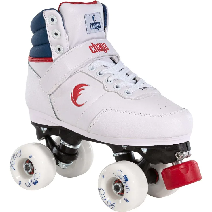 Chaya Jump 2.0 Rollschuhe Weiß EU 36, Damen Park Rollerskates in Blau und Weiß