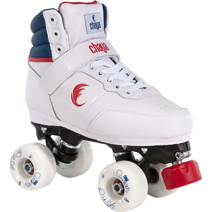 Chaya Jump 2.0 Rollschuhe Weiß EU 36, Damen Park Rollerskates in Blau und Weiß – Bild 1