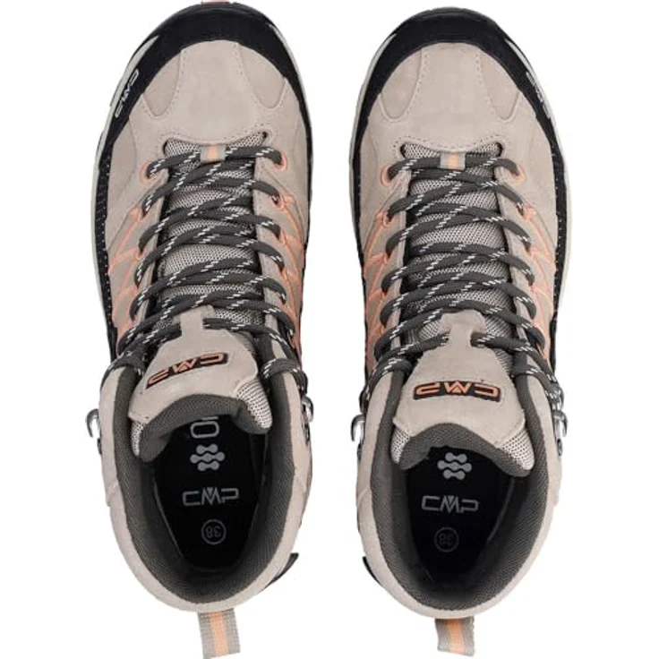 CMP Rigel Mid Wp, Damen-Trekkingschuhe mit wasserdichter Membran und hoher Traktion, grau – Bild 4