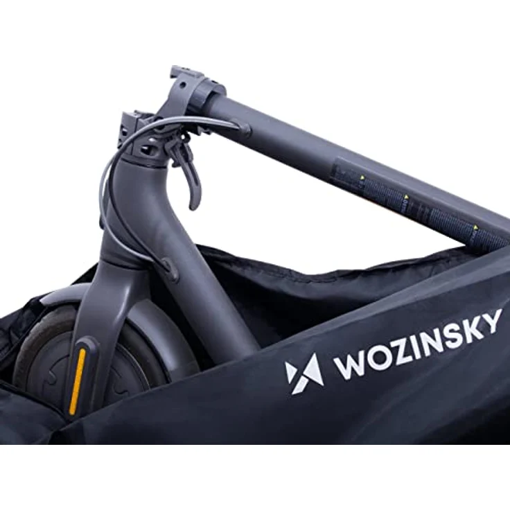 Wozinsky Waterproof Scooter Cover WSB5BK, schwarzes Scooter Bag mit langen Tragegurten, wasserdicht und schmutzresistent – Bild 6