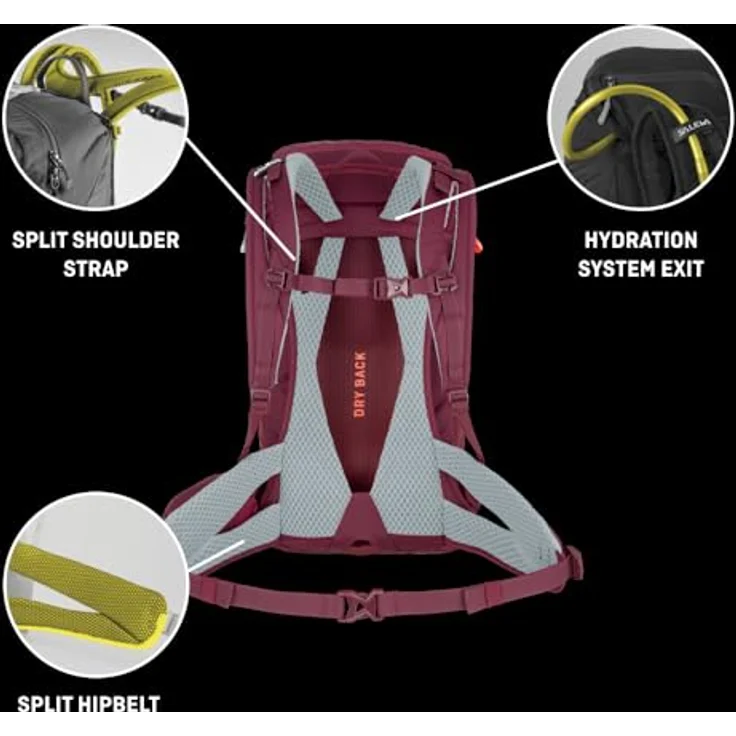 Salewa Alp Trainer 20L Rucksack, 55 cm, schwarz, 100% Polyamid, ideal für Wanderungen – Bild 5
