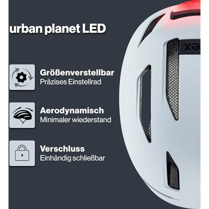 uvex urban planet LED Helm – Bild 3