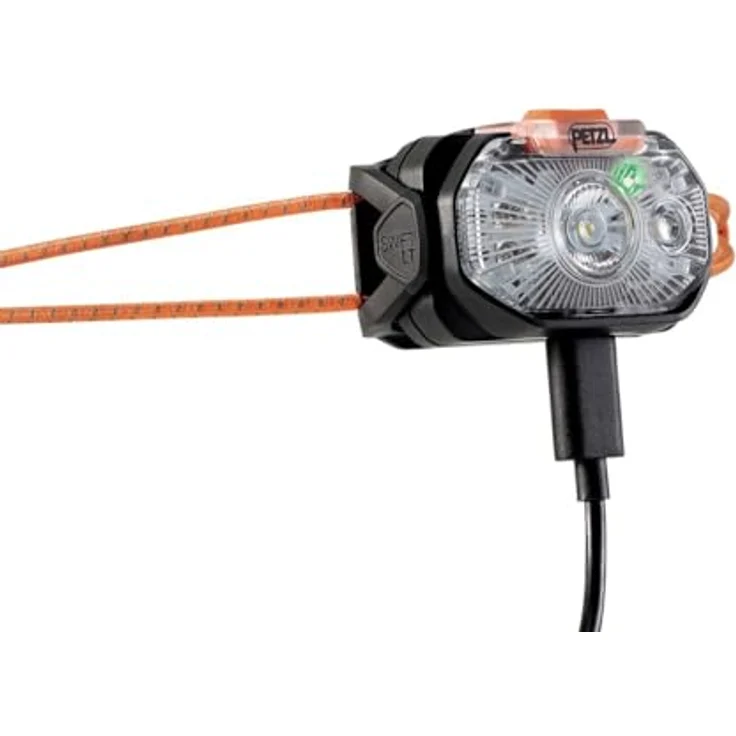 PETZL SWIFT LT, Ultraleichte Stirnlampe mit 380 Lumen, USB-C wiederaufladbar, schwarze Farbe – Bild 4