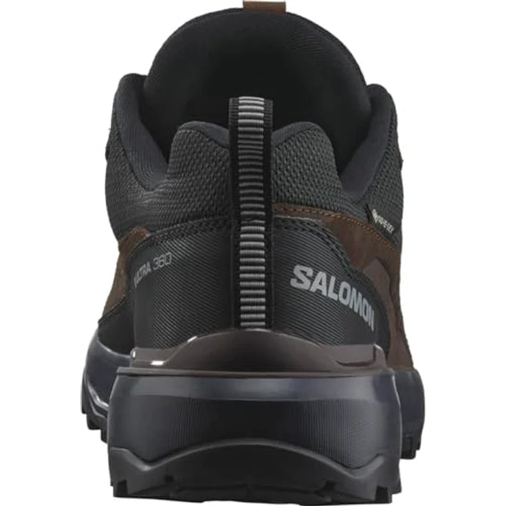 Salomon X ULTRA 360 LEATHER GORE-TEX, wasserdichter Wanderschuh für Herren mit flexiblen niedrigen Schaft und profilierter Gummi-Sohle – Bild 5