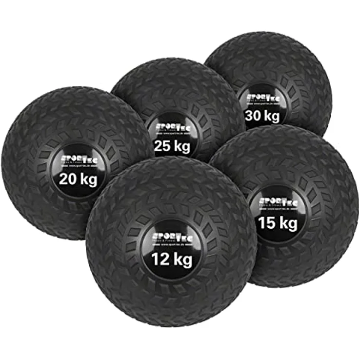 Sport-Tec Slamball-Set 5-TLG., 12-30 kg, Medizinbälle für effektives Ganzkörpertraining