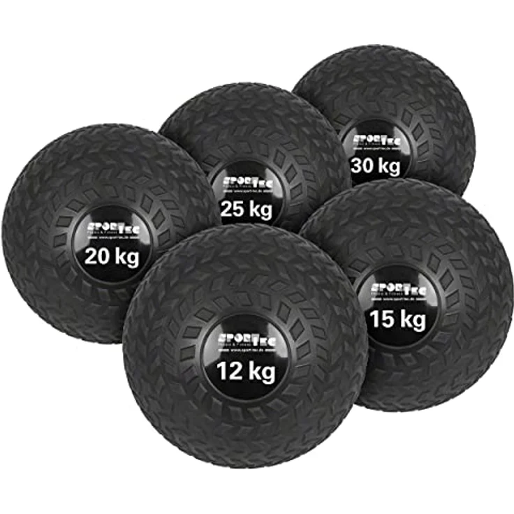 Sport-Tec Slamball-Set 5-TLG., 12-30 kg, Medizinbälle für effektives Ganzkörpertraining – Bild 1