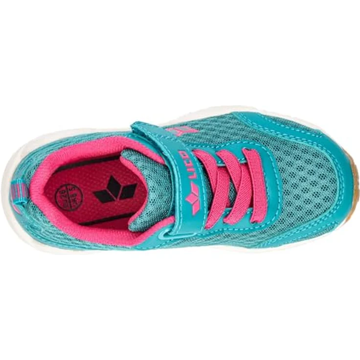 Lico Bronte VS Sportschuhe Kinder Laufschuhe Türkis, Schuhgröße 28 EU, Klettverschluss, Atmungsaktiv, TPR-Laufsohle – Bild 5