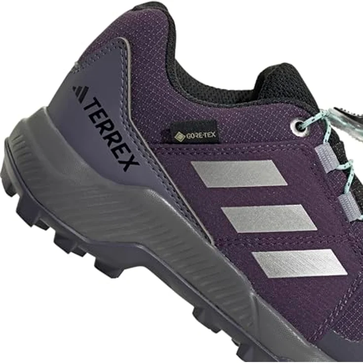 adidas TERREX Wanderschuh wasserdicht, Aurora Plum / Silver Metallic / Semi Flash Aqua, Größe 39 – Bild 5