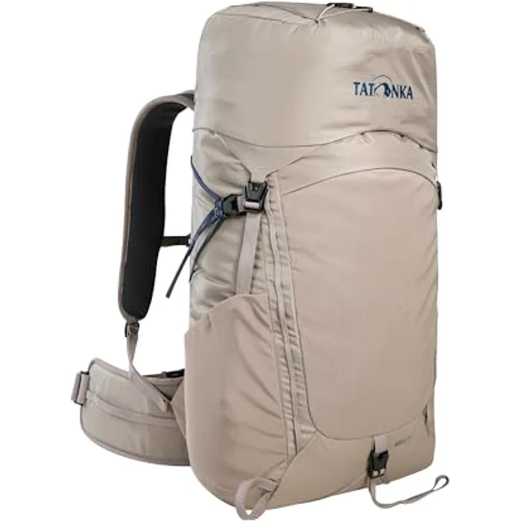 Tatonka Norix 27l, Wanderrucksack mit großer Rückenöffnung, Karabinerfixierung und Regenhülle, blau – Bild 1