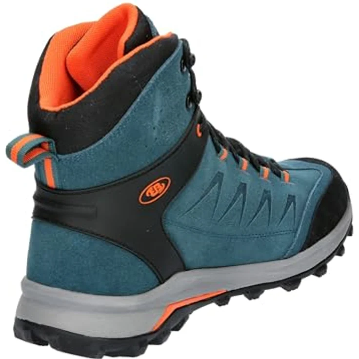 Brütting Mount Chester High, Herren Wanderschuhe aus Veloursleder mit Schnellschnürsystem, Grün, Größe 43 – Bild 4