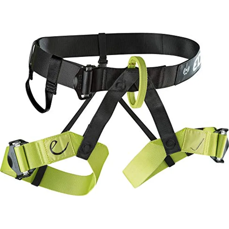 Edelrid Klettergurt Joker, verstellbarer Sitzgurt mit Easy Glider Schnallen und kleiner Tasche, für Taillenumfang 48-112 cm