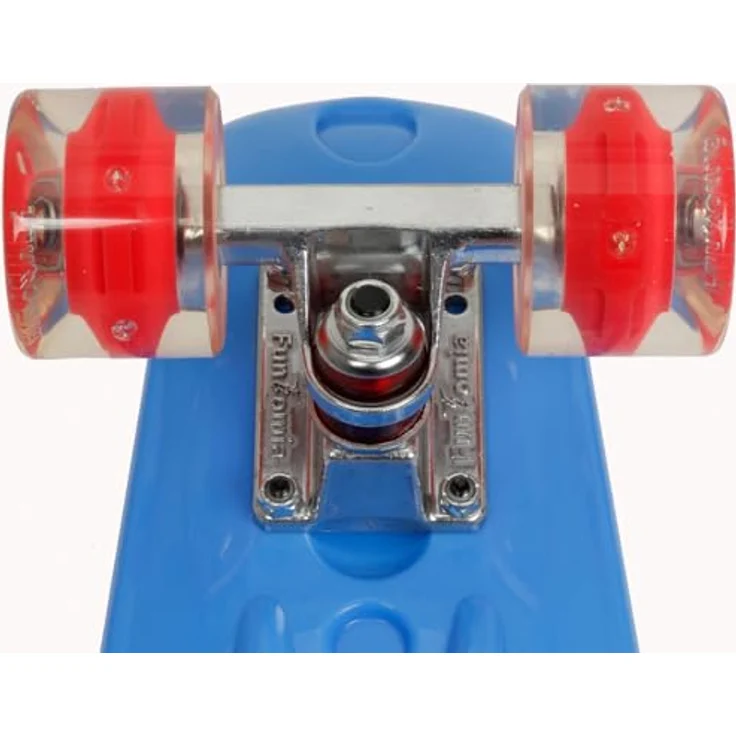 FunTomia 57cm Mini-Board Skateboard mit LED Leuchtrollen, Aluminium Truck, ABEC-9 Kugellager und T-Tool – Bild 5