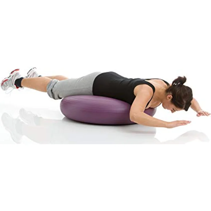 Togu Dynair Extreme Balancekissen, Flieder, 80 cm, Meditationskissen, Sitzkissen, Luftkissen, Balance-Kissen für Core, Kooprdination, Rücken-, Bauch-, und Fitnesstraining, Prävention – Bild 3