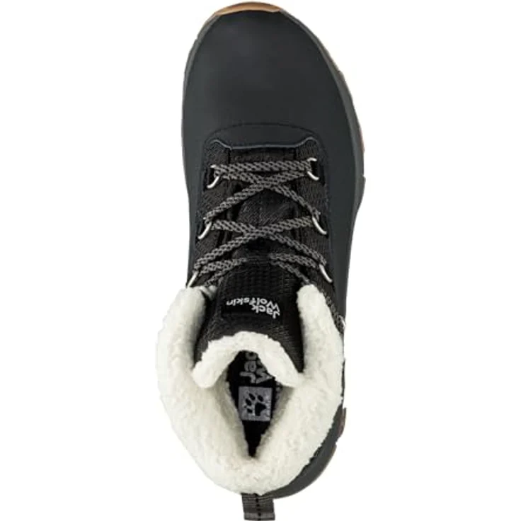 Jack Wolfskin Everquest Texapore Mid W, Damen Wanderschuhe, wasserdicht, atmungsaktiv, bis -30 °C, Schwarz, Größe 37.5 – Bild 7