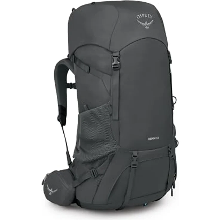 Osprey Renn 65, Wanderrucksack aus Nylon in Dark Charcoal/Gray Wolf, O/S – Bild 1
