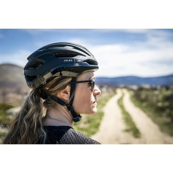 Julbo Fast Lane, Velohelm für Rennradfahrer, 250 g, verstellbar, Schwarz, 58 - 62 cm – Bild 7