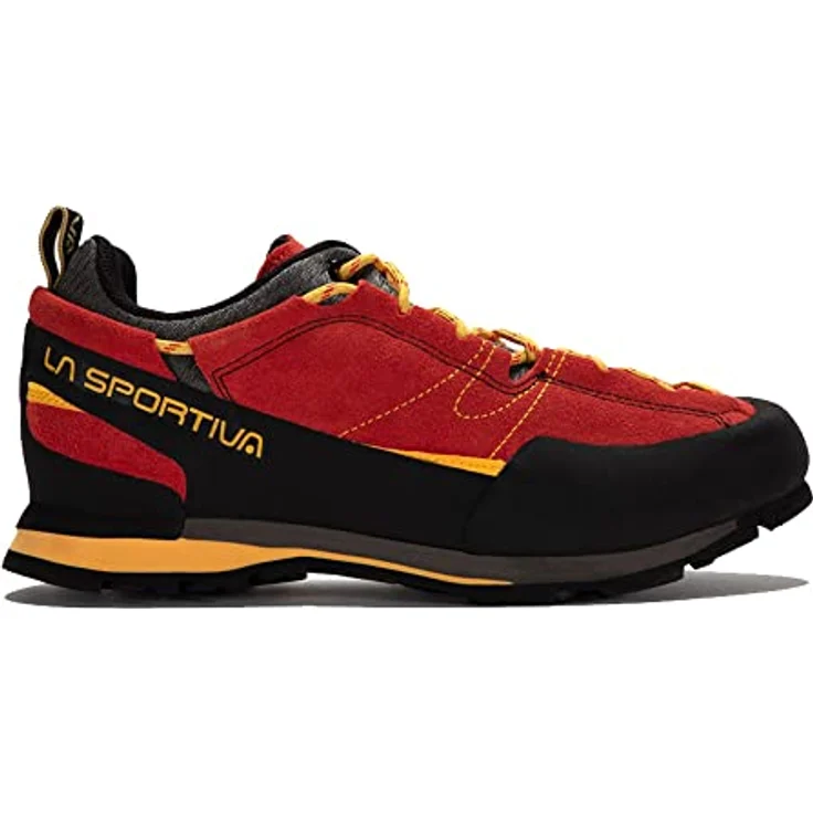 La Sportiva Boulder X, Wanderschuh mit grippiger Sohle und patentiertem Schnürsystem, rot, Schuhgröße 45 – Bild 3