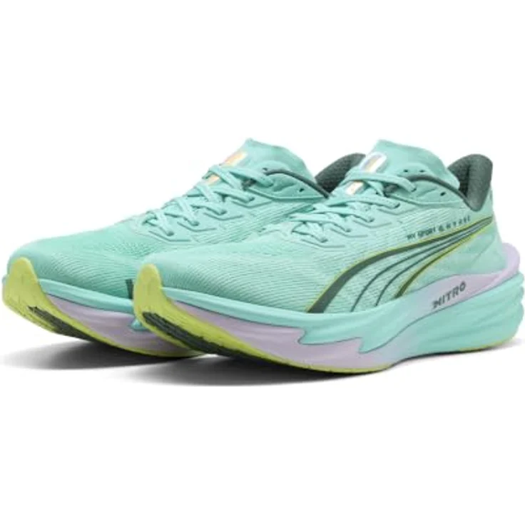 PUMA Deviate Nitro 4 X Hyrox Laufschuhe, grün, EU 44, mit NITROFOAM™ Dämpfung und PWRPLATE Karbonfaserplatte für maximale Energieübertragung – Bild 3