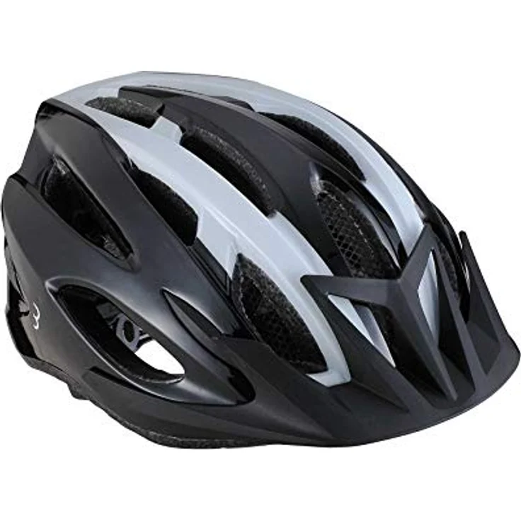 BBB BHE-35 Condor Fahrradhelm, leichter Allroundhelm mit 18 Ventilationsöffnungen, Weiß/Schwarz (54–58 cm) – Bild 10