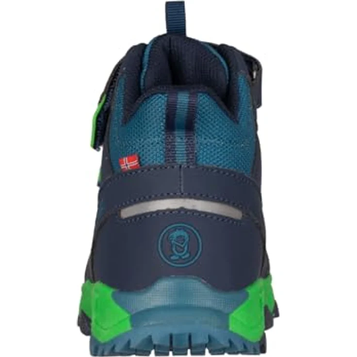 TROLLKIDS Tronfjell mid, Wasserdichter und atmungsaktiver Wanderschuh mit verstärkter Zehenpartie, Schnellschnürung und reflektierendem Element, schwarz – Bild 5