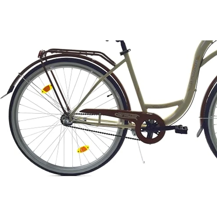 Ty-Trade 28 Zoll Mädchen Damen City Fahrrad Rad Bike 3 GANG NEXUS Reflex Beige - 3 Gang Nexus Nabenschaltung, Rücktrittbremse, inkl. abnehmbarer Korb – Bild 2