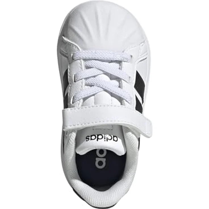 Adidas JQ6145_240, Babyschuhe mit Klettverschluss, Gummiaußensohle, Cloud White/Core Black – Bild 11