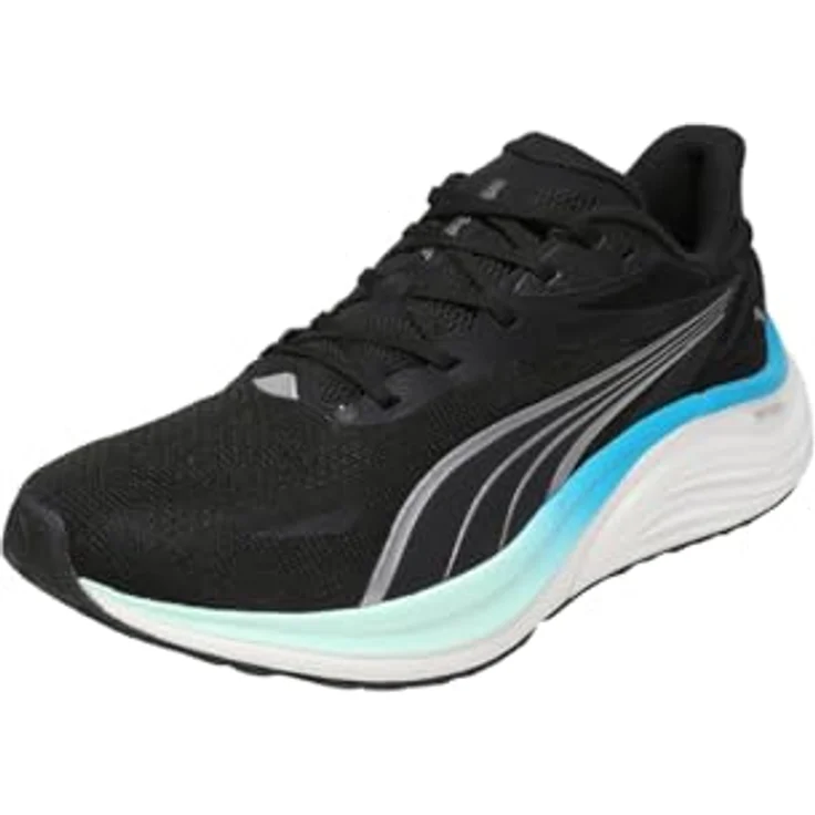 Puma Electrify NITRO 4, Herren Laufschuhe mit NITROFOAM und PROFOAM LITE Dämpfung, Schwarz, Größe 44 – Bild 1