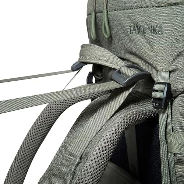 Tatonka Pyrox Wanderrucksack, 70 cm, stone grey olive, 100% Polyamid, kompakte Maße 29 cm x 22 cm – Bild 14