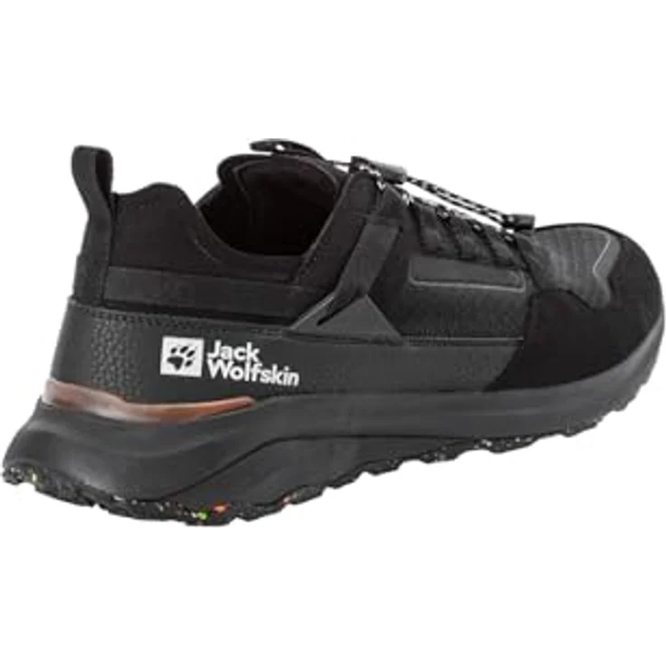 Jack Wolfskin Dromoventure Athletic Low M, Herren Wanderschuhe, schwarz, mit dämpfender EVA-Mittelsohle und griffiger Gummisohle – Bild 6