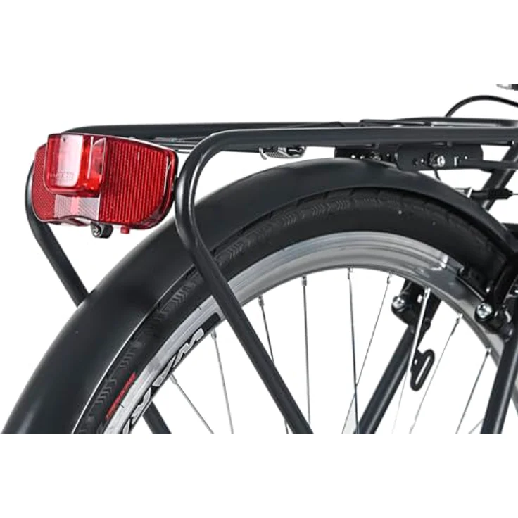 DACAPO Ravenna 6, Herren Trekkingrad 28'', Anthrazit, 6-Gang SHIMANO, RH 53 cm, stvzo-konforme Beleuchtung – Bild 5