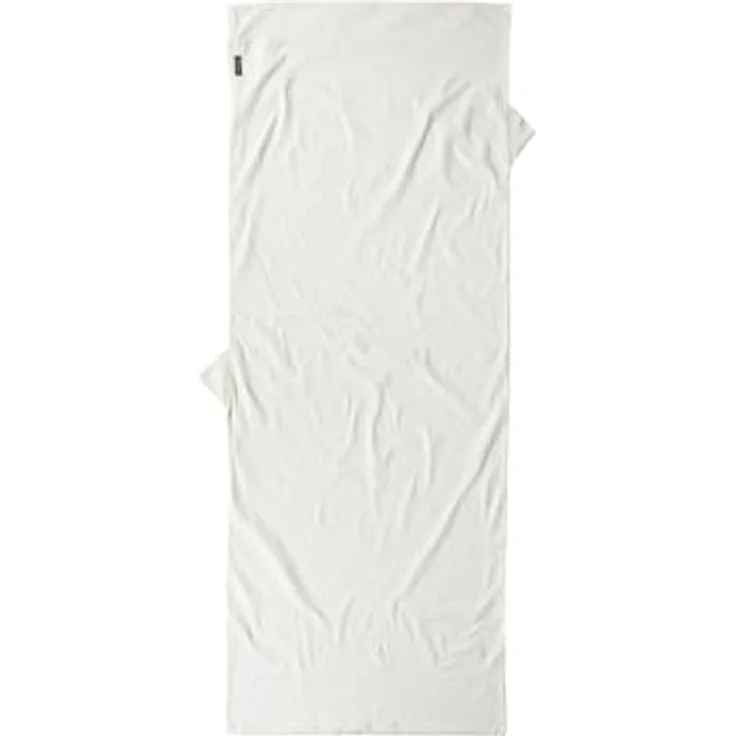Cocoon Schlafsack, rechteckig aus 100% Baumwolle, ungebleicht, für Körpergrößen bis 190 cm, Packmaß 23 x 18 x 2 cm
