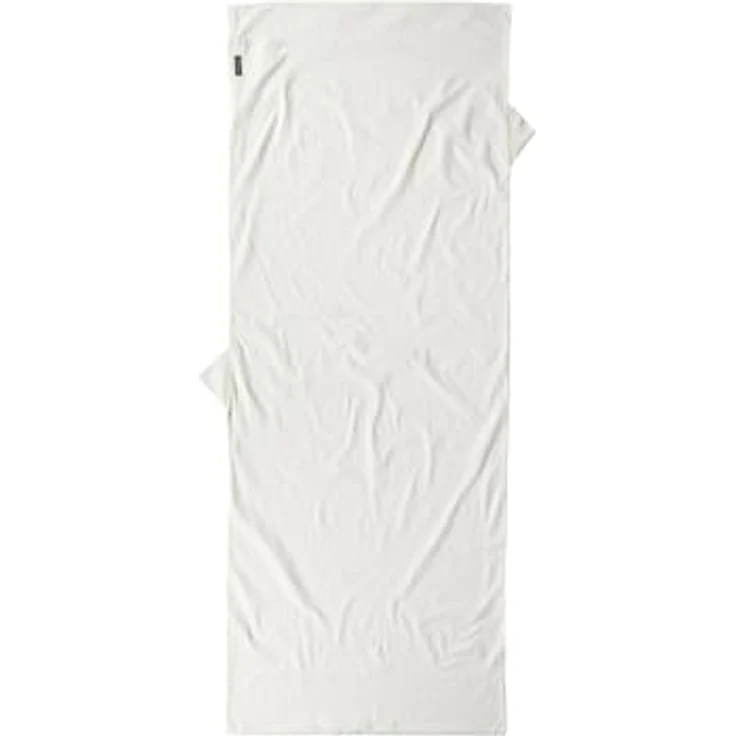 Cocoon Schlafsack, rechteckig aus 100% Baumwolle, ungebleicht, für Körpergrößen bis 190 cm, Packmaß 23 x 18 x 2 cm – Bild 1