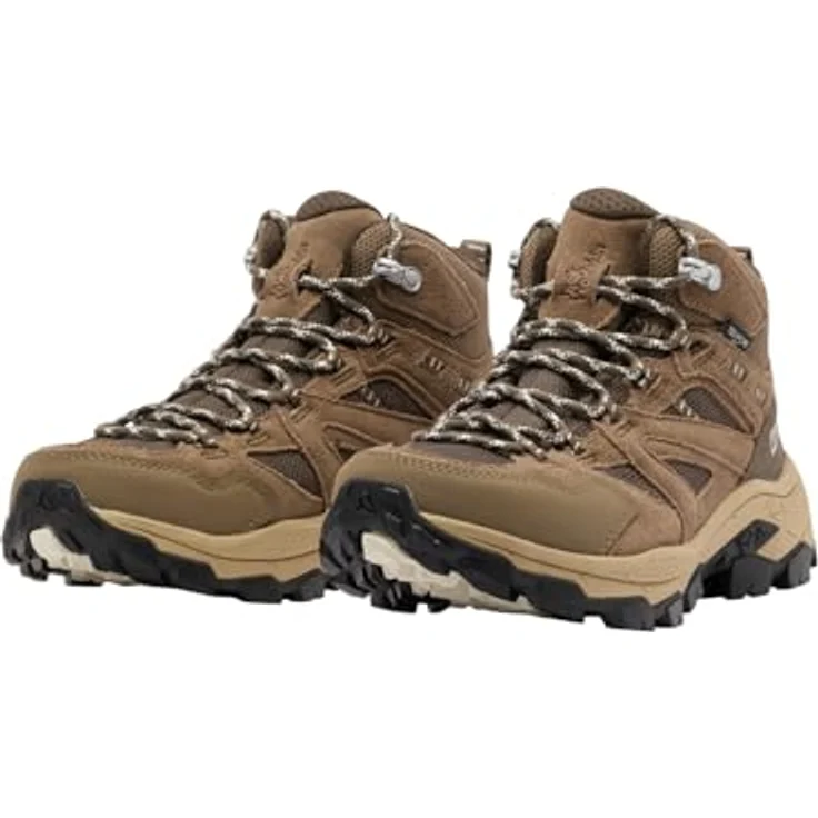 JACK WOLFSKIN Damen Wanderschuhe Vojo Tour Texapore Mid W, wasserdicht mit mittelhohem Schaft und griffiger Gummi-Außensohle – Bild 8