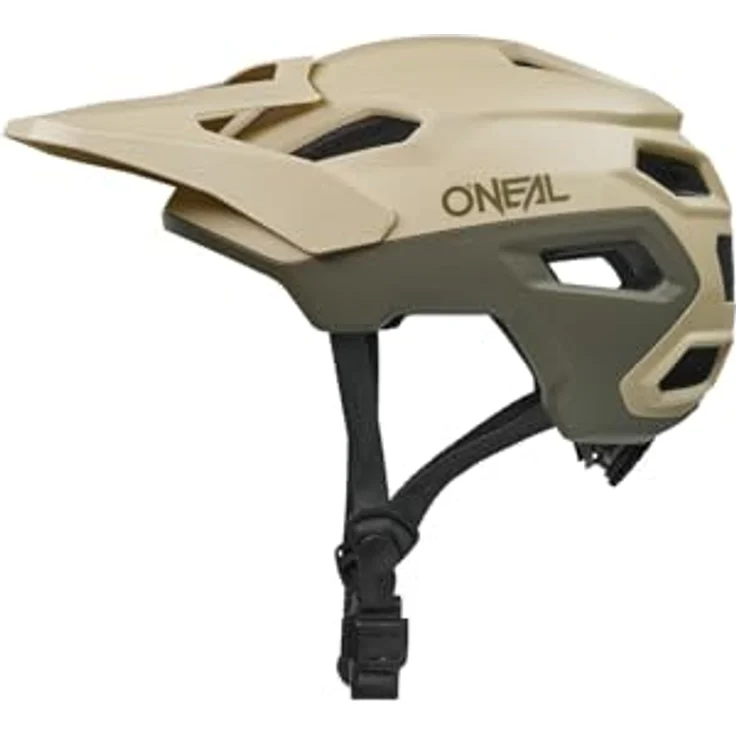 O'Neal Trailfinder Evo Helm Solid V.26, leichter Enduro- und Trailhelm, sand/olive, Größe S/M, Quin Ready Technologie – Bild 2