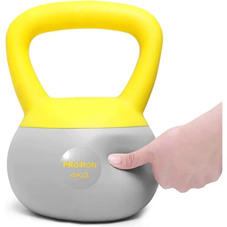 PROIRON Weich Kettlebell, Kugelhantel | 2-10kg | Starter-Sets | Freundlich für Benutzer und Boden, Ideal für Beginner Hause Kettlebell Training Gemacht