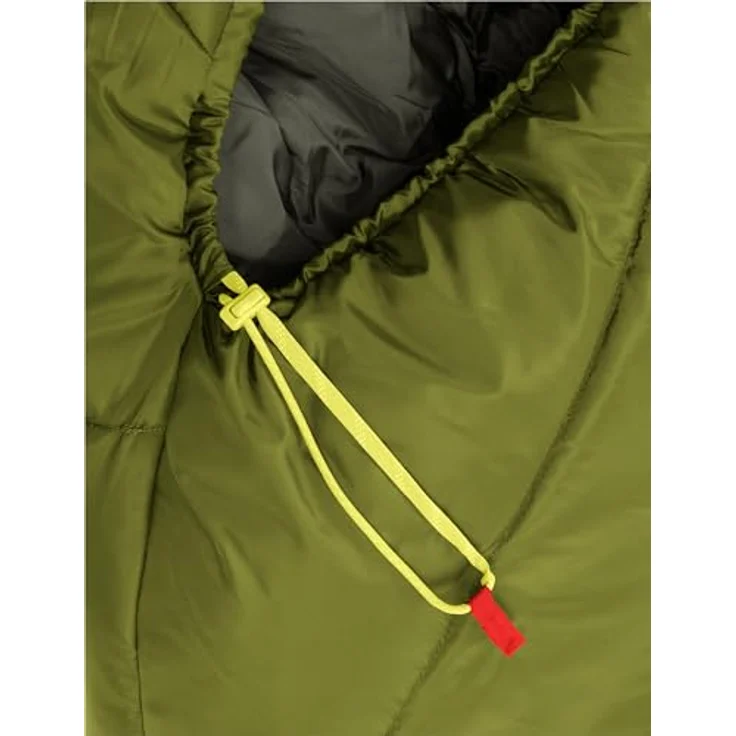 Vaude Sioux 800 II SYN, Kunstfaserschlafsack (220 cm) mit Komfortbereich 0 °C und konturierter Kapuze, recycelte Materialien, koppeltbar, inklusive Kompressionssack – Bild 4