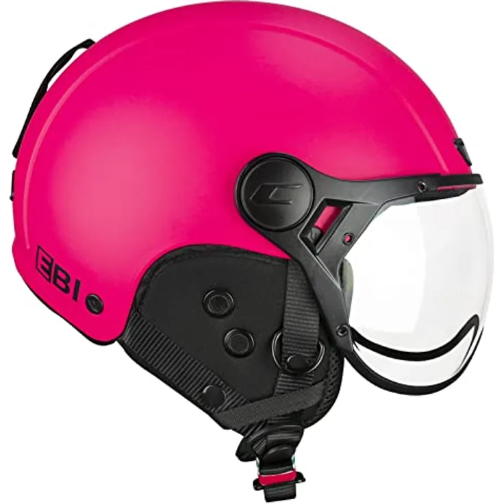 CGM Ebi Mono, Velohelm (57 - 58 cm) mit integrierter Belüftung, verstellbarem Riemen und reflektierenden Elementen für optimale Sicherheit