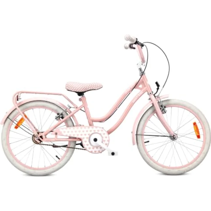 Sun Baby Silver Moon 20 Zoll Mädchenfahrrad, 1-Gang V-Brake, Rosa – Bild 1